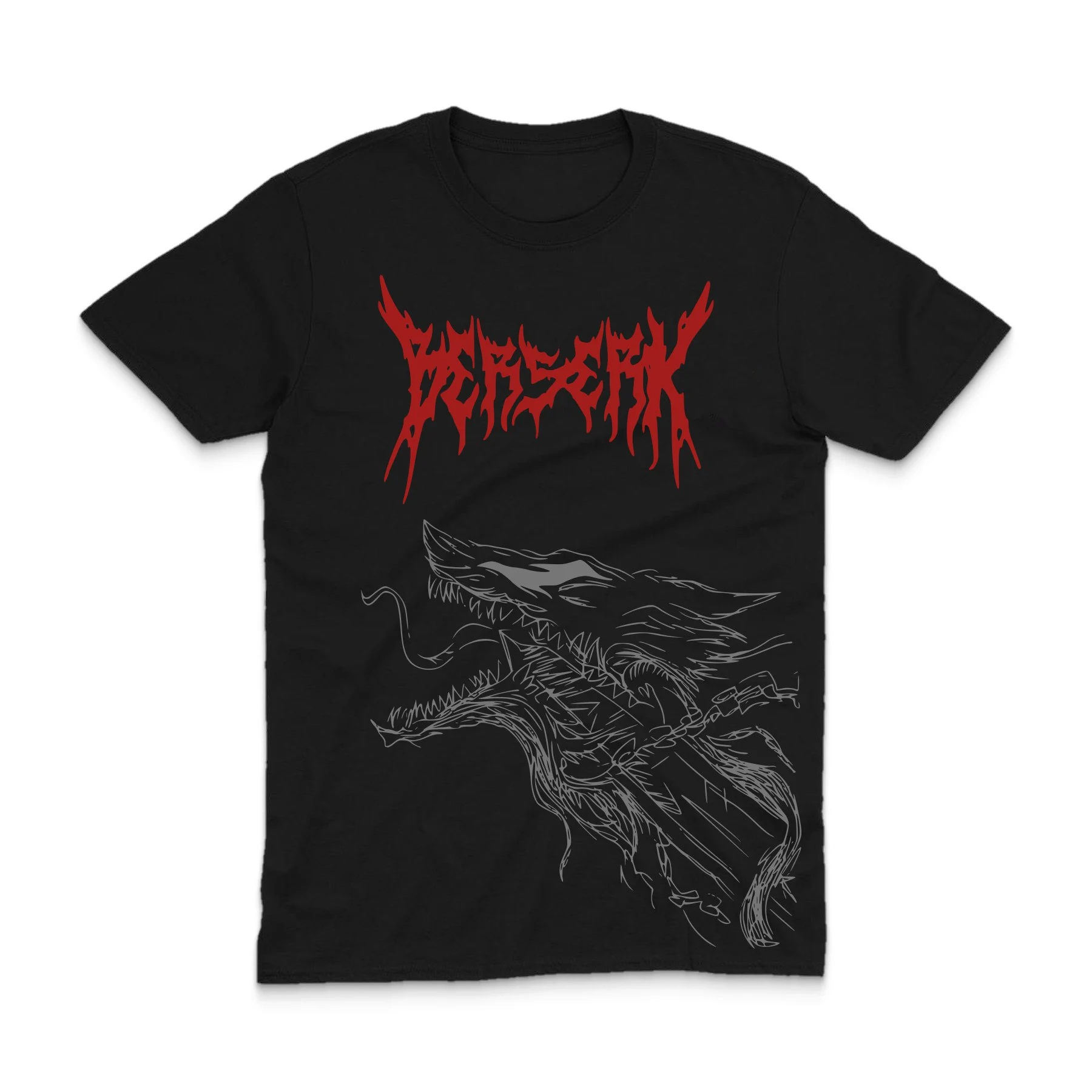 Футболка Berserk — Звір Темряви — Чорний