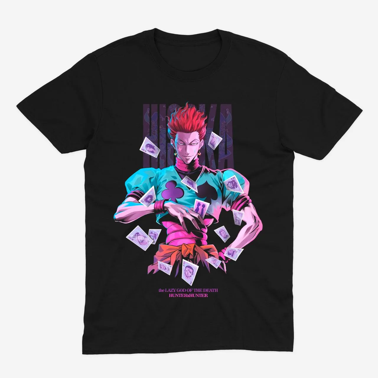 Футболка Hunter x Hunter — Хісока — Чорний