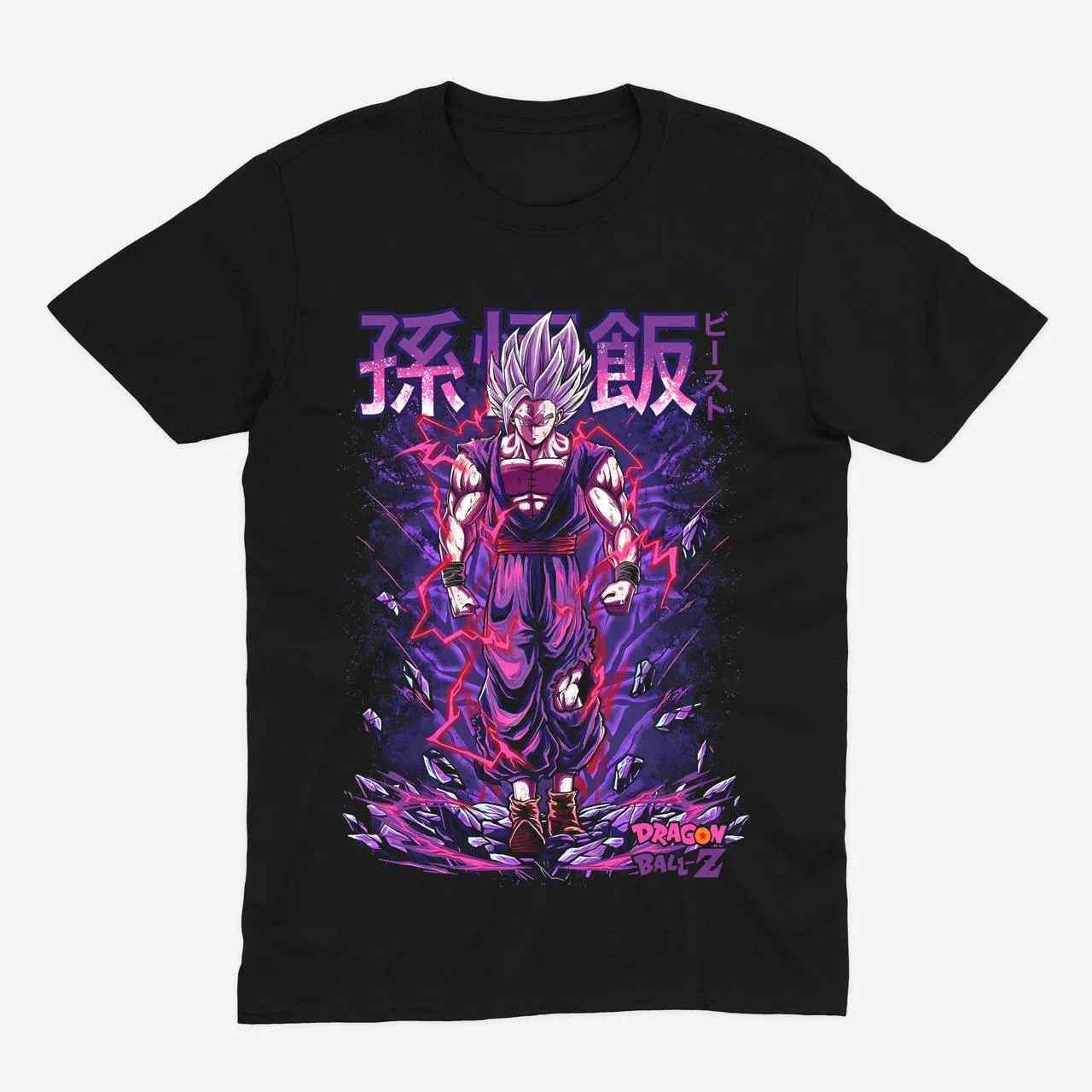 Футболка Dragon Ball Z — Ґохан Beast — Чорний