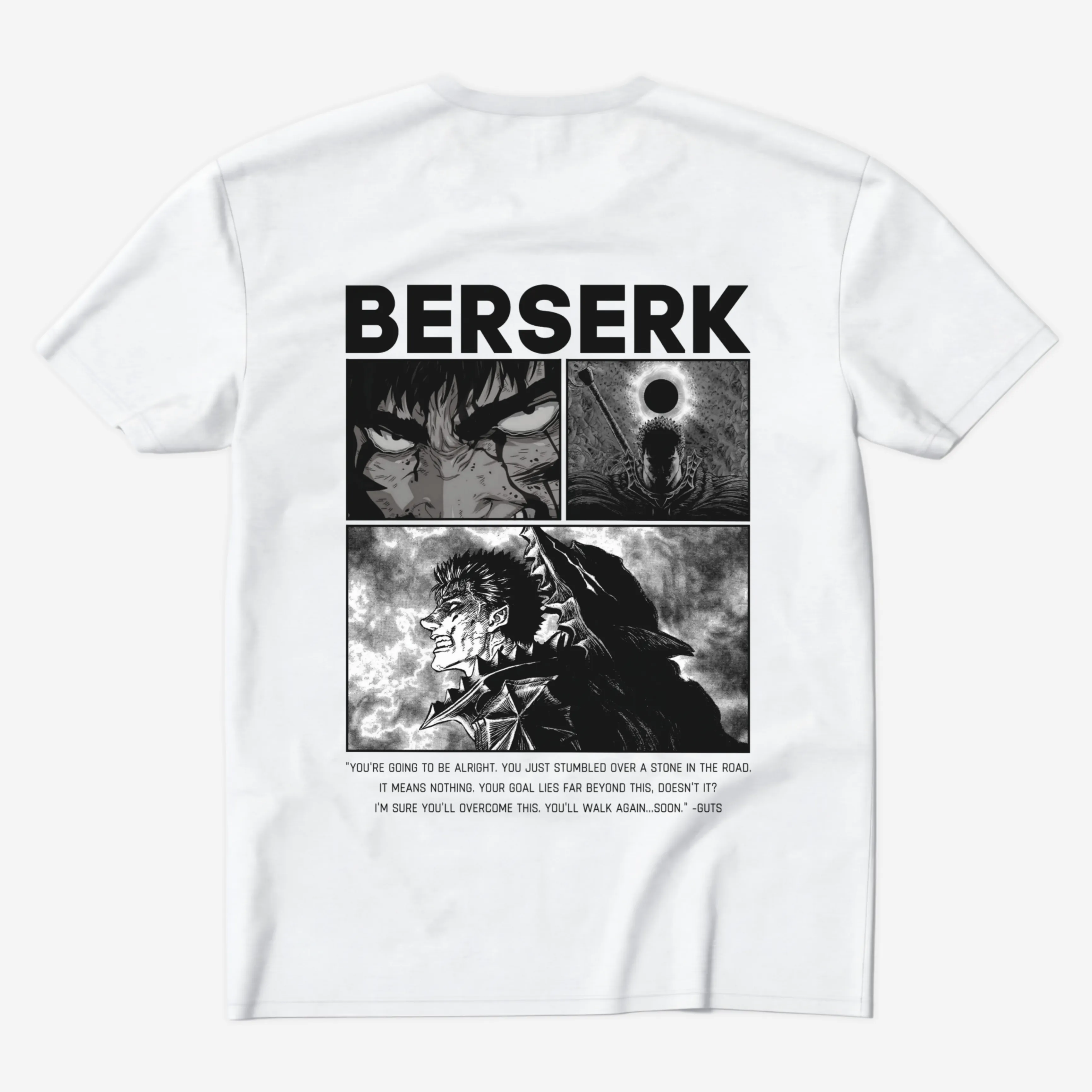 Футболка Berserk — You'll Walk Again — Білий