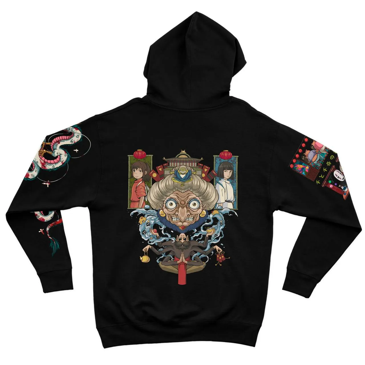 Худі Spirited Away — Юбаба — Чорний