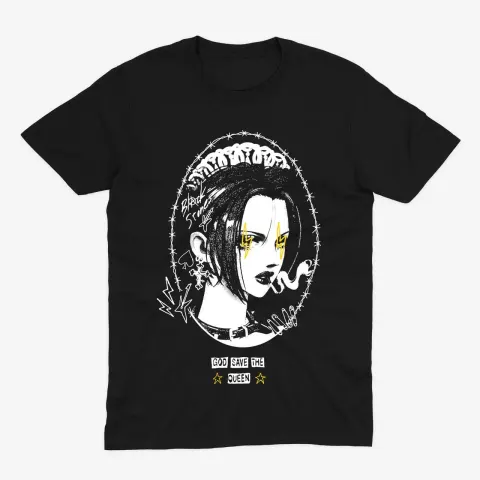 Футболка NANA — God Save The Queen — Чорний