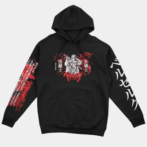 Худі Berserk — Ґатс — Чорний
