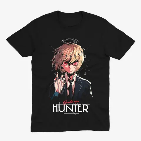 Футболка Hunter x Hunter — Курапіка — Чорний
