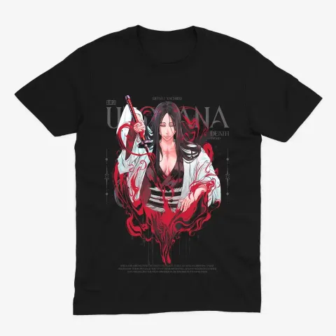 Футболка Bleach — Унохана — Чорний