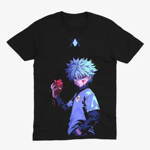 Футболка Hunter x Hunter — Кіллуа — Чорний