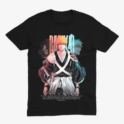Футболка Bleach — Ічіго Куросакі — Чорний