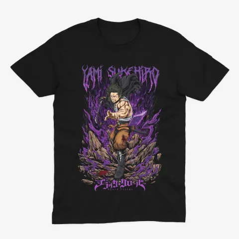 Футболка Black Clover — Ямі Сукехіро — Чорний