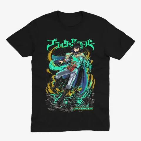 Футболка Black Clover — Юно — Чорний
