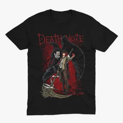 Футболка Death Note — Into the Dark — Чорний
