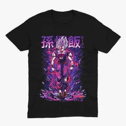 Футболка Dragon Ball Z — Ґохан Beast — Чорний
