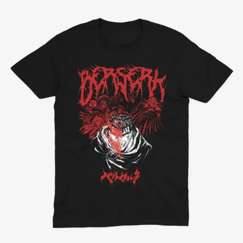 Футболка Berserk — Metal — Чорний