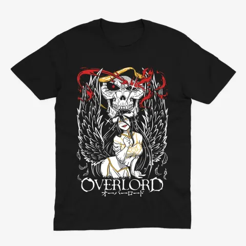 Футболка Overlord — Альбедо — Чорний