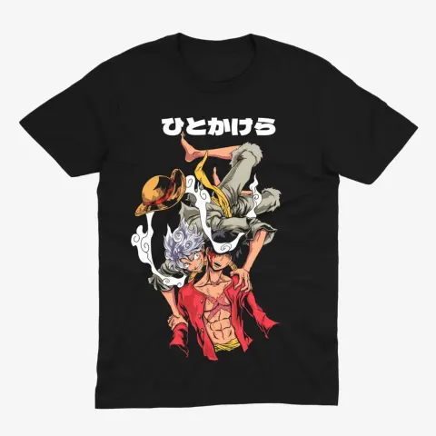 Футболка One Piece — Луффі Гір 5 — Чорний