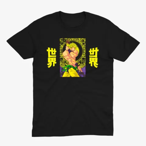 Футболка JoJo's Bizarre Adventure — DIO — Чорний