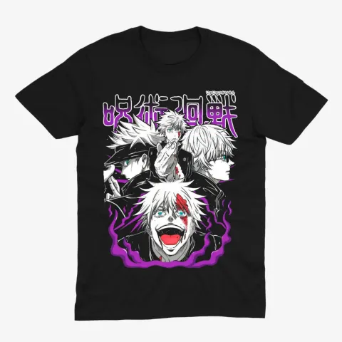 Футболка Jujutsu Kaisen — Бескінечність — Чорний